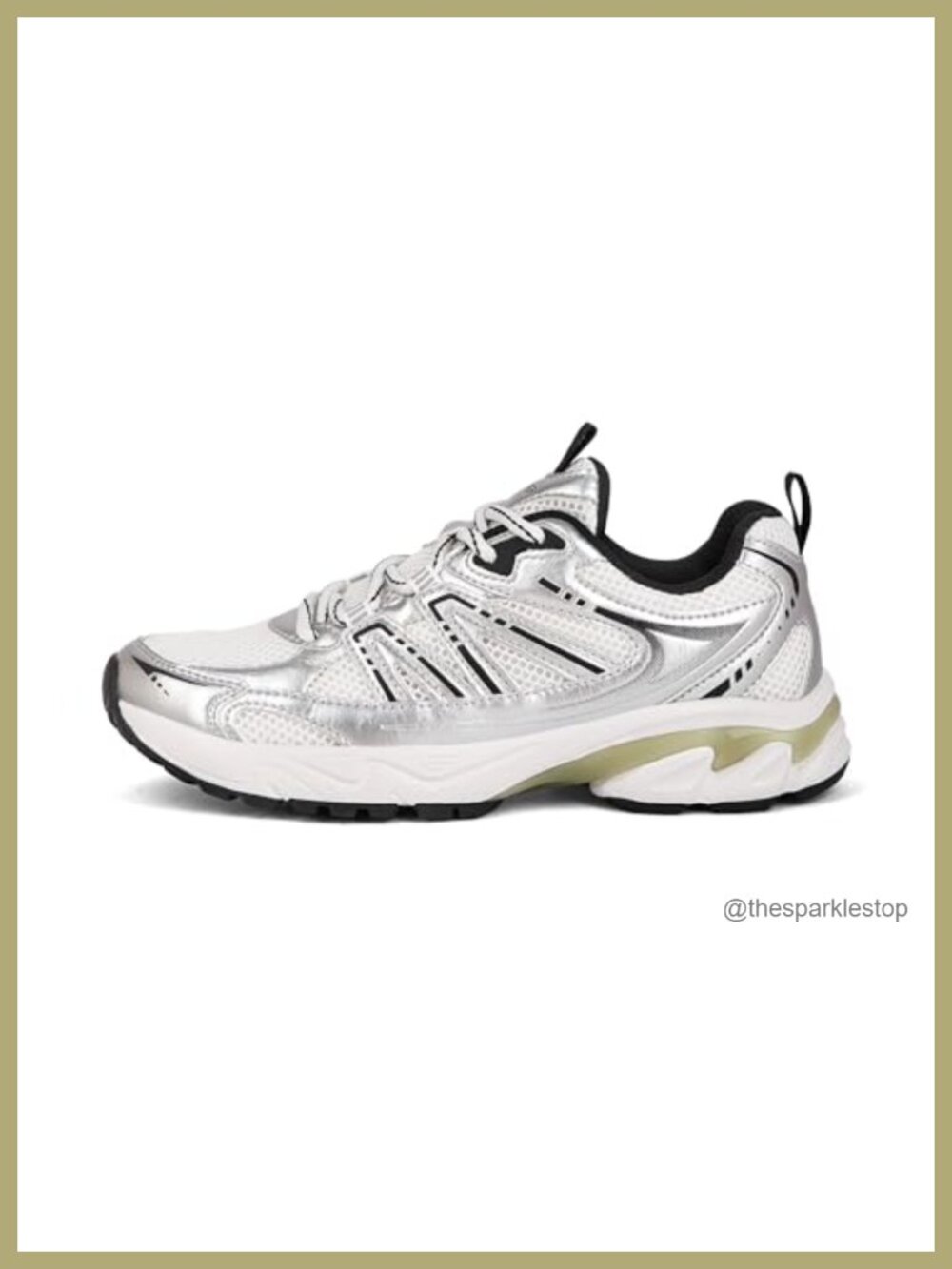 Women's Chunky Fashion Sneakers Breathable Mesh Lace-Up Running Shoes
